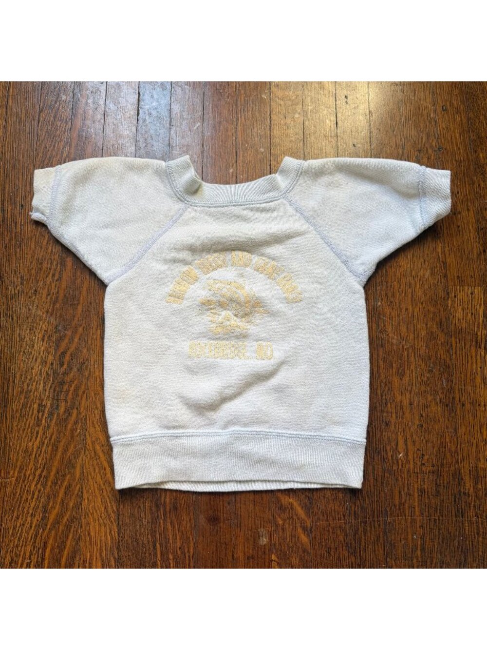 Vintage 1960s Baby Rainbow Trout & Game Ranch Rockbridge MO Sweatshirt 12-18m